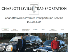 Tablet Screenshot of charlottesvilletaxi.com